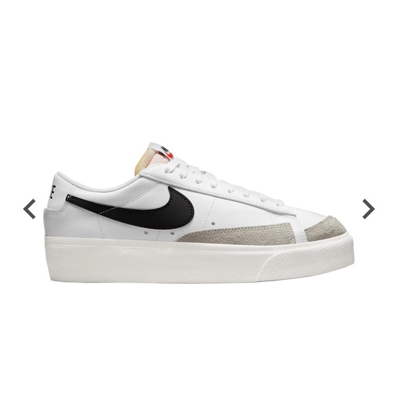 Nike women’s blazer low platform white sneaker size 8.5 NWT with box - Picture 1 of 8